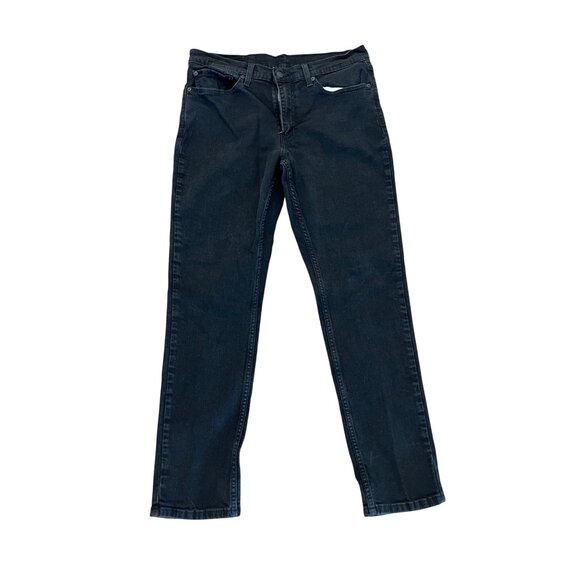 Levi's 511 Slim Fit Black Jeans Men's Size W34 L32 Cotton Blend Denim Pants - Picture 1 of 7